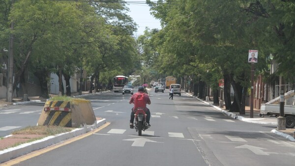 La avenida Mariscal López, bloqueada por prácticas de desfile