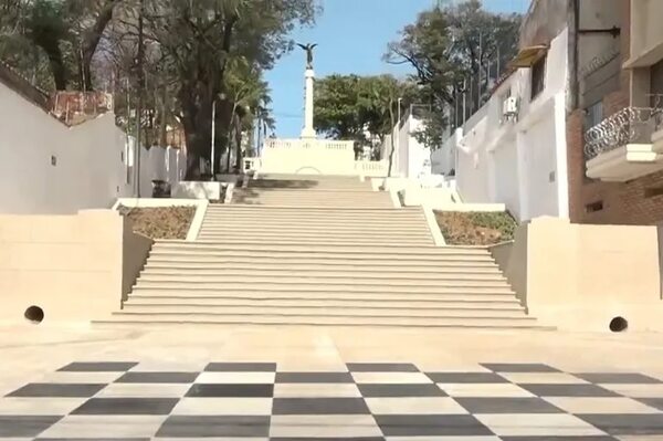 Escalinata de Antequera: buscaron devolverle su esplendor y unir a comunidad, aseguraron responsables - Nacionales - ABC Color