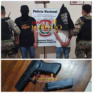 Policía detiene a supuestos motochorros en el barrio Mariscal Estigarribia - Radio Imperio 106.7 FM