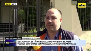 Video: Escalinata está habilitada pero obras siguen - ABC Noticias - ABC Color