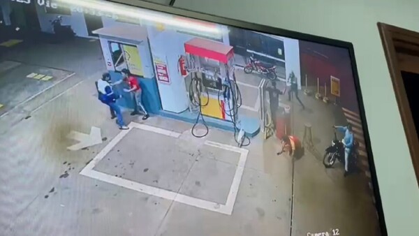 Violento asalto a una estación de servicios en Pedro Juan Caballero