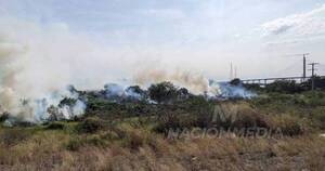La Nación / Reportaron incendio en Costanera Norte