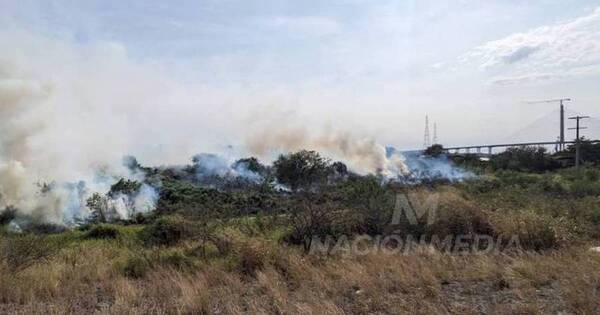 La Nación / Reportaron incendio en Costanera Norte