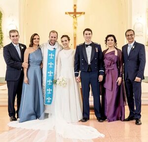Inés Kent Ferrés y Juan David Suárez se casaron - Sociales - ABC Color