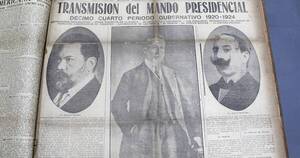 La Nación / Hace 103 años, en 1920, la ceremonia de traspaso de mando presidencial