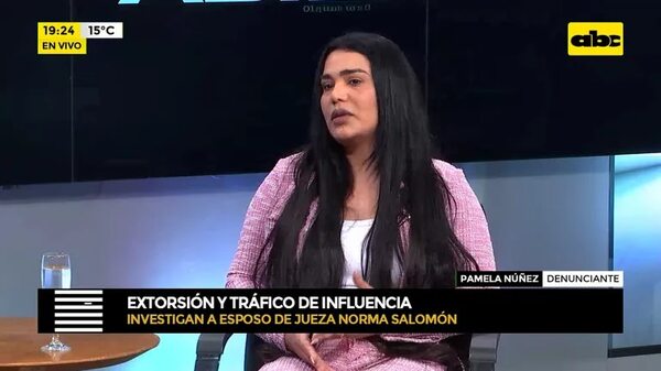 Video: Procesan a esposo de jueza Norma Salomón que habría extorsionado a víctima de violencia familiar - ABC Noticias - ABC Color