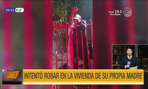 Intentó robar en la vivienda de su propia madre | Telefuturo