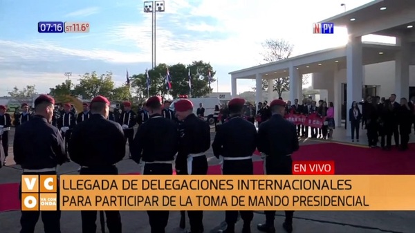 Llegan las delegaciones internacionales para la asunción de Peña - Noticias Paraguay