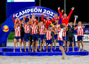 Paraguay es campeón invicto de la Conmebol Sub 20 Fútbol Playa 2023