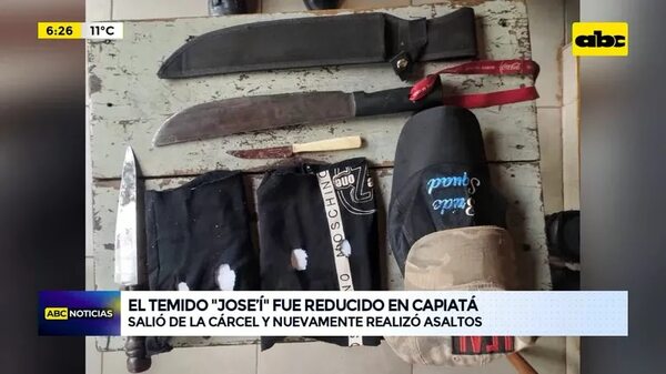 Video: El temido Jose’í fue reducido en Capiatá - ABC Noticias - ABC Color