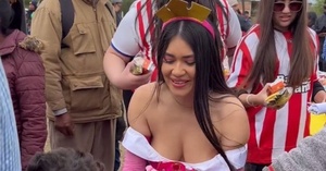 Laurys Diva festejó el día del niño en el Chaco. “La sonrisa de un niño no tiene precio”