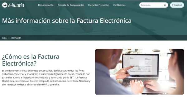 Tributación presentó la nueva web de Facturación Electrónica