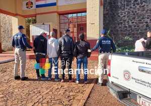 Gota a gota: Prestamistas colombianos fueron trasladados al Penal de Itapúa