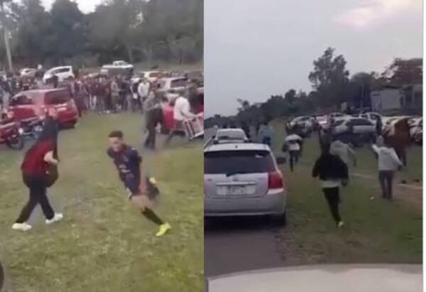 [VIDEO] ¡Hesu! Pelotero de Olimpia corrió con cuchillo a arquero de Cerro