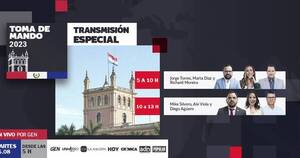 La Nación / Amplio despliegue periodístico de Nación Media con el minuto a minuto de la toma de mando