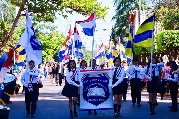 Colorido homenaje en honor a San Roque en Maramburé •