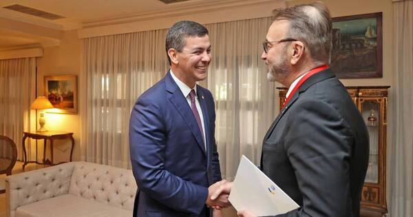 La Nación / Peña conversó con embajador de Ucrania sobre necesidad de buscar la paz entre países