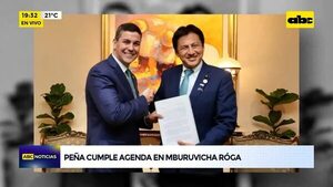 Video: Santiago Peña cumple agenda en Mburuvichá Róga - ABC Noticias - ABC Color