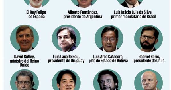 La Nación / Presidentes, vicepresidentes y delegaciones que participarán
