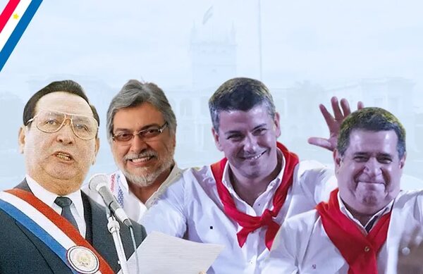 Los presidentes que tuvo Paraguay en la era democrática - Política - ABC Color
