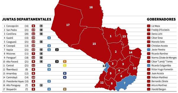 La Nación / Los 17 departamentos reciben a sus nuevos gobernantes
