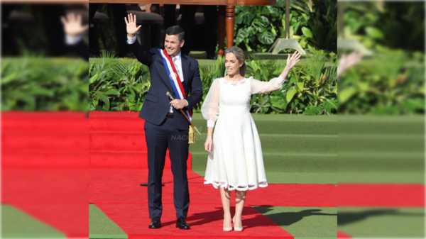 ¡Santiago Peña juró como presidente: "Es un día de fiesta, celebramos la victoria de la libertad y la democracia"