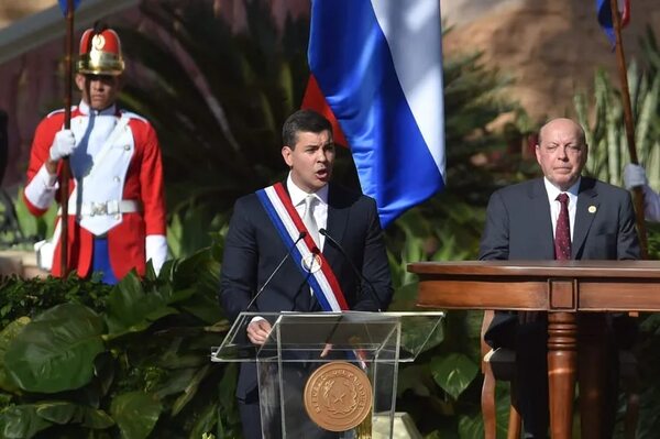 Santiago Peña: su primer discurso completo como presidente de la República - Política - ABC Color