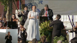 Melissa Hicks, feliz por su interpretación del Himno | 1000 Noticias