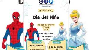 ¡Gran cita con el Hombre Araña y la Cenicienta en Encarnación para celebrar el Día de los Niños