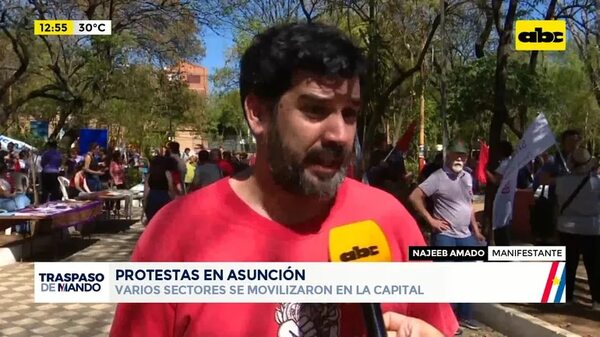 Traspaso de mando: Protestas en Asunción - ABC Noticias - ABC Color