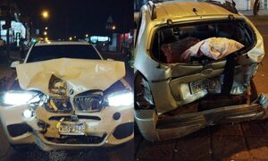 Violento accidente en CDE