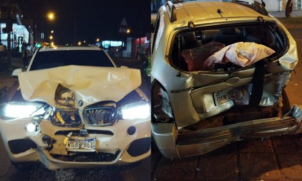 Violento accidente en CDE
