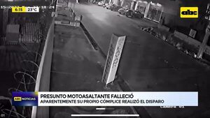 Video: Motoasaltante falleció tras ser herido - ABC Noticias - ABC Color