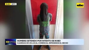 Video: Hombre detenido por intento de robo de moto  - ABC Noticias - ABC Color