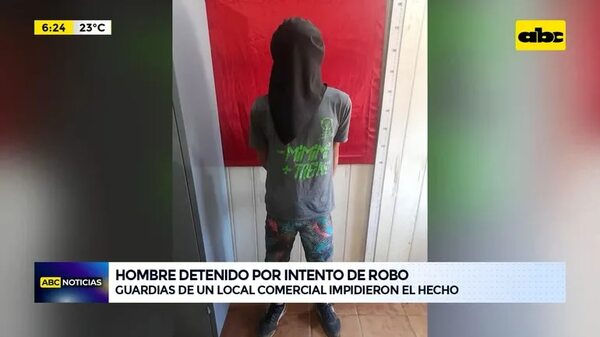 Video: Hombre detenido por intento de robo de moto - ABC Noticias - ABC Color