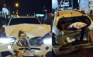 Se adelantó por la banquina y causó accidente que dejó 5 heridos