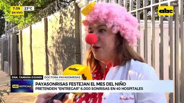 Video: Payasonrisas festejan el día del niño - ABC Noticias - ABC Color
