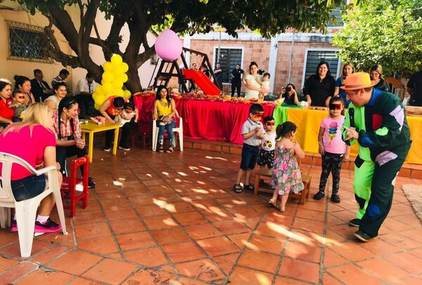 Festejo del Día del Niño en Pabellón Amanecer de la Penitenciaría del Buen Pastor
