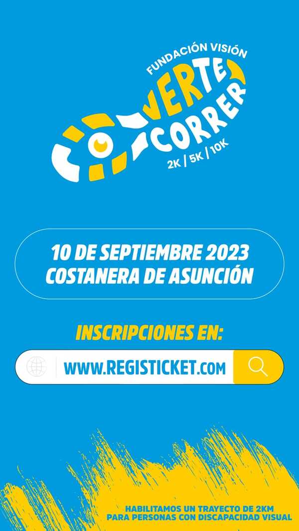'Verte Correr' la corrida benéfica de Fundación Visión que busca cambiar vidas