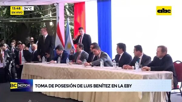 Video: toma de posesión de Luis Benítez en la EBY - ABC Noticias - ABC Color