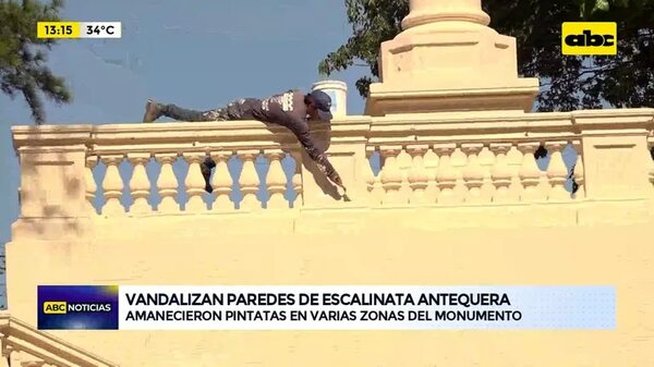 Video: vandalizan paredes de escalinata Antequera - ABC Noticias - ABC Color