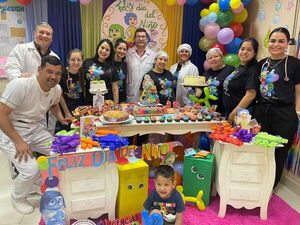 COLORIDA CELEBRACIÓN DEL DÍA DEL NIÑO EN EL HOSPITAL REGIONAL DE ENCARNACIÓN