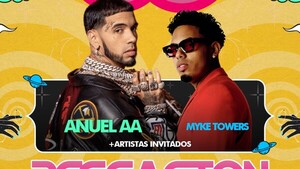 ¡LALALALALAA!": Anuel AA y Myke Towers anuncian full perreo en el Reggaeton Fest