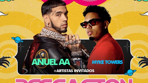 ¡LALALALALAA!": Anuel AA y Myke Towers anuncian full perreo en el Reggaeton Fest