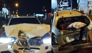 Diario HOY | Lujosa camioneta ocasionó aparatoso choque: conductor se adelantó por la banquina