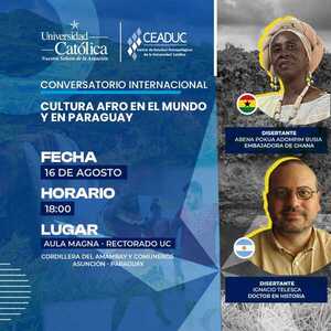 UC invita al Conversatorio sobre la afrodescendencia en la actualidad en Paraguay - Portal Digital Cáritas Universidad Católica