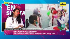 Video: “Payasonrisas” pretenden llevar alegría en 40 hospitales  - Ensiestados - ABC Color