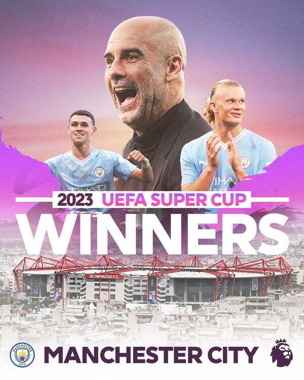Mánchester City es ya Supercampeón de Europa | 1000 Noticias