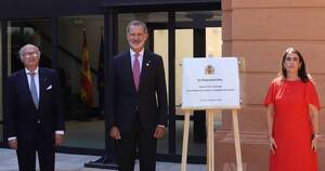 La Nación / El rey Felipe VI inauguró nueva sede de la Embajada de España