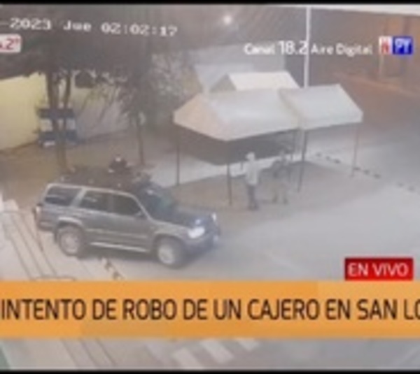 Nuevo intento de robo de cajero en San Lorenzo - Paraguay.com